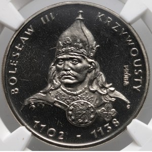 People's Republic of Poland, 50 zloty 1982, Boleslaw III the Wrymouth, PRÓBA, nickel