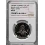 People's Republic of Poland, 50 zloty 1982, Boleslaw III the Wrymouth, PRÓBA, nickel