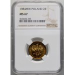 PRL, 2 zloty 1984, Varsavia