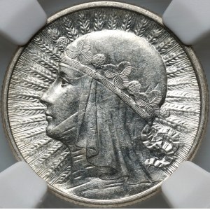 II RP, 2 zlote 1934, Warsaw, Head of a Woman