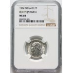 II RP, 2 zlote 1934, Warsaw, Head of a Woman