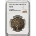 II RP, 5 Zloty 1928, Warschau, Nike