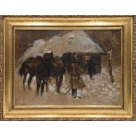 Jerzy KOSSAK (1886-1955), Kirasjerzy in front of the hut