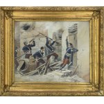 Zygmunt WIERCIAK (1881-1950), Scena z Komuny Paryskiej, 1909