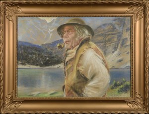 Stanisław GÓRSKI (1887-1955), Góral z fajką
