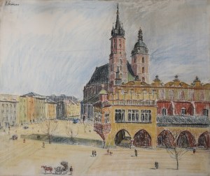 Ignacy PINKAS (1888-1935), Rynek w Krakowie