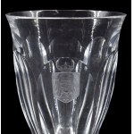 Glass with the coat of arms of the king of Yugoslavia