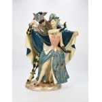 ELLY STROBACH - KÖNIGOVA (1908-2002), Harlequin and Colombina (Pierrot and Colombina).