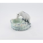 DITMAR Porcelain Factory - URBACH, Decorative dish with polar bear