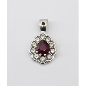 Pendant with ruby