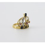 Ring with precious stones