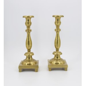 A pair of candlesticks