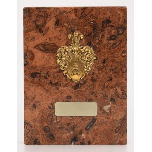 Desk button with Lubicz coat of arms