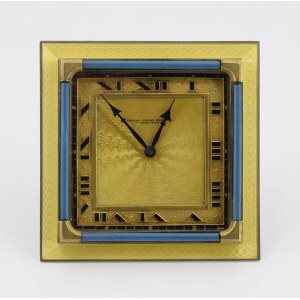 FIRMA DOYAL CHAND NANDY CO, Zegarek biurkowy art deco