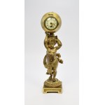 Mantel clock with putti