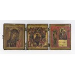 Three-field travel icon