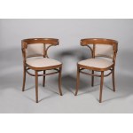 A pair of Thonet-type chairs