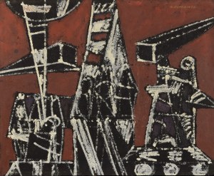 Kazimierz OSTROWSKI (1917-1999), Kompozycja brązowa