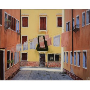 Alexandra JAS (b. 1998), Drying in Venice, 2023