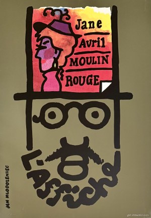 Jan Młodożeniec, Jane Avril w Moulin Rouge