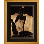 Joanna Sarapata, Ballerina in a Golden Dress, 2026 + Book "To a hundred times the art" with autograph