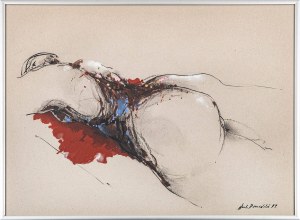 Andrzej Domżalski, Akt leżący, 1989