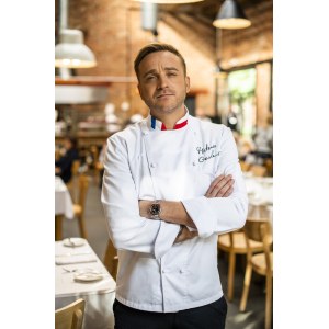 Mateusz Gessler Gemeinsames Kochen und Abendessen mit Mateusz Gessler für zwei Personen im Restaurant Warszawa Wschodnia