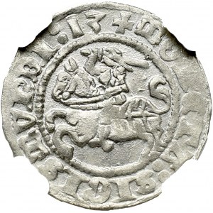 Sigismund I the Old, Halfgroat 1513, Vilnius - NGC MS64