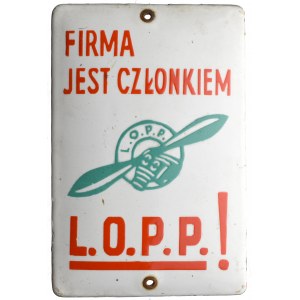 II Republic of Poland, Plaque LOPP