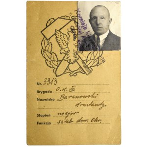 Poland after 1945, ID Card Polish Peoples Army Thorn