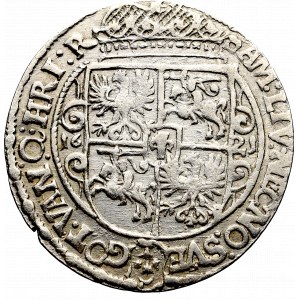 Sigismund III, 18 groschen 1621, Bromberg - overstrike PRS/V