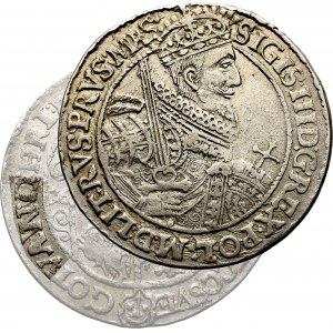 Zygmunt III Waza, Ort 1621, Bydgoszcz - PRVS MAS nieopisana przebitka VAV/N