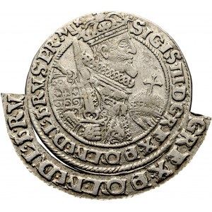 Sigismund III Vasa, Ort 1622, Bydgoszcz - PR M Variante mit zahlreichen Einstichen