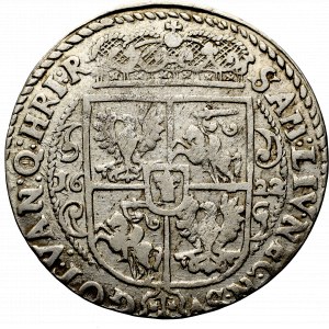 Zygmunt III Waza, Ort 1622, Bydgoszcz - PR M wariant z licznymi przebitkami