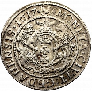 Sigismund III, 18 groschen 1617, Danzig - PRVS•