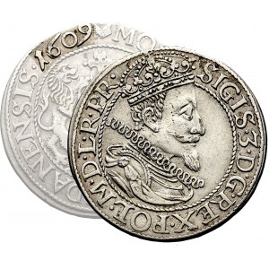 Sigismund III, 18 groschen 1609, Danzig - very rare