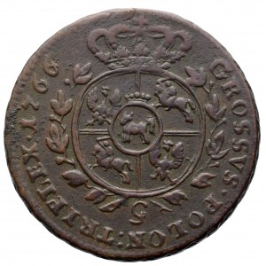 Stanislaus Augustus, 3 groschen 1766 g