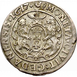 Sigismund III, 18 groschen 1617, Danzig - PRVS :+