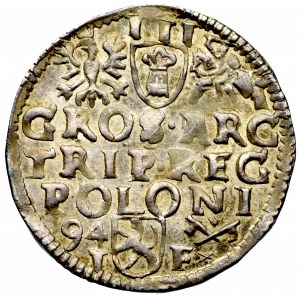 Sigismund III, 3 groschen 1594, Posen