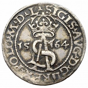 Sigismund II Augustus, 3 groschen 1564, Vilnius - L/L