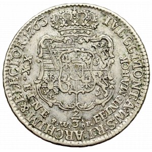 Saksonia, Fryderyk Chrystian, Gulden 1763