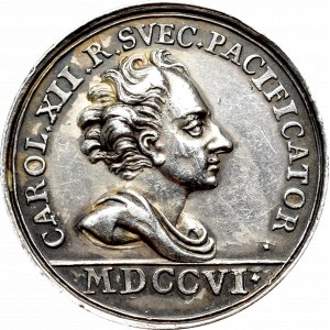 August II Mocny, Medal Pokój w Altranstädt 1706 - rzadki