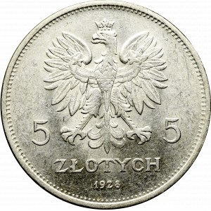 II Rzeczpospolita, 5 złotych 1928 Nike ZZM