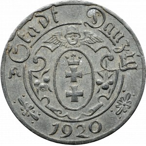 Wolne Miasto Gdańsk, 10 fenigów 1920 - 55 perełek