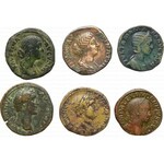 Roman Empire, Lot of 12 sestertii