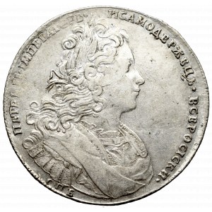 Rosja, Piotr II, Rubel 1727, Petersburg