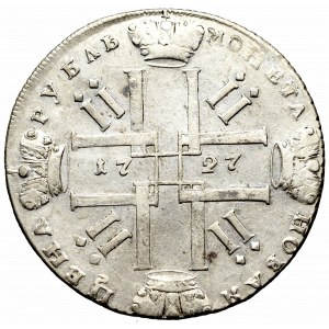 Rosja, Piotr II, Rubel 1727, Petersburg