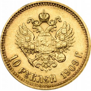 Rosja, Mikołaj II, 10 rubli 1909