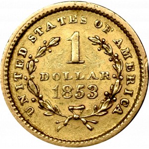 USA, 1 dolar 1853, Filadelfia