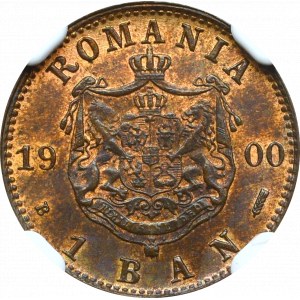 Rumunia, 1 Ban 1900 - NGC MS64 RB